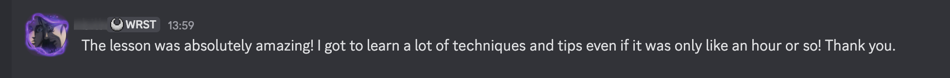 Testimonial from bill