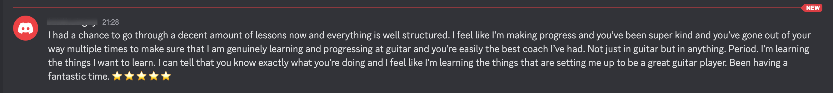 Testimonial from faithatguy